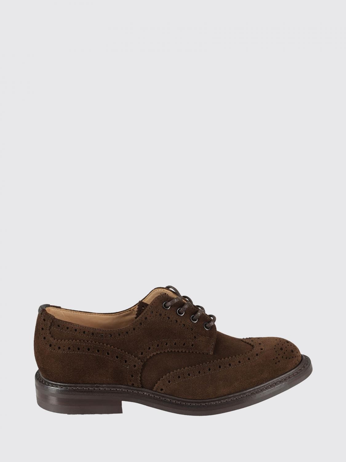 Trickers Suede Brogue Derby Shoes Tricker's