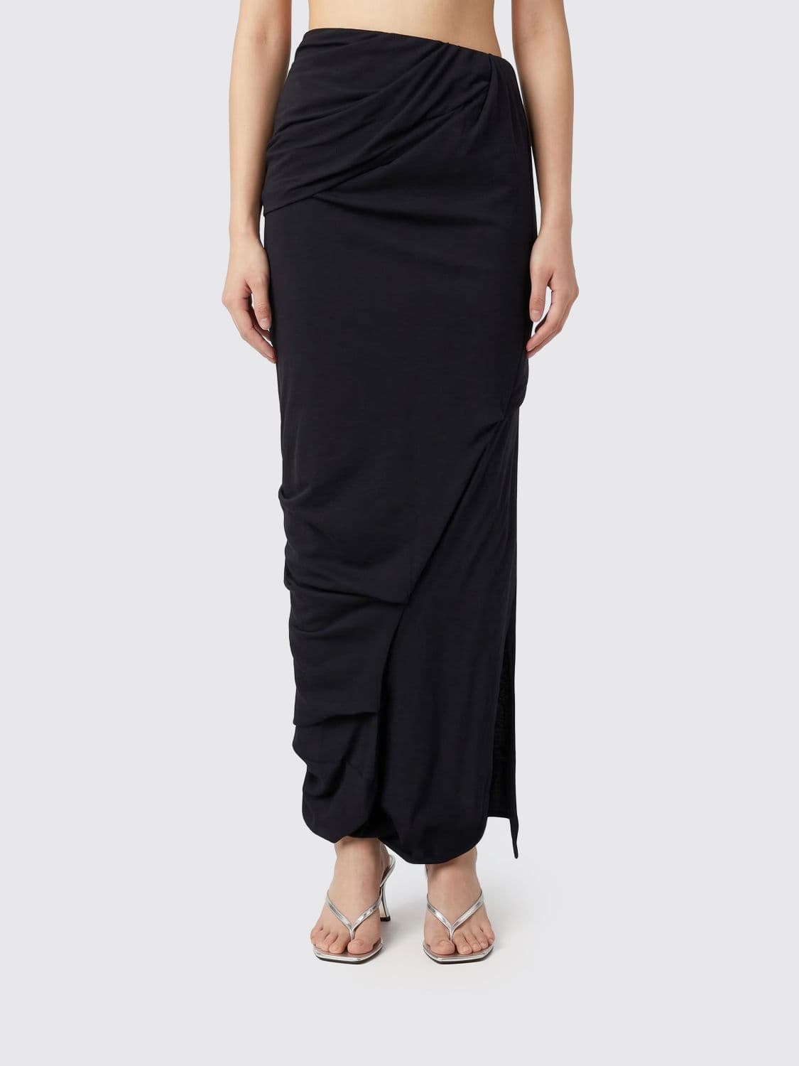 Entire Studios Stretch Cotton Long Skirt