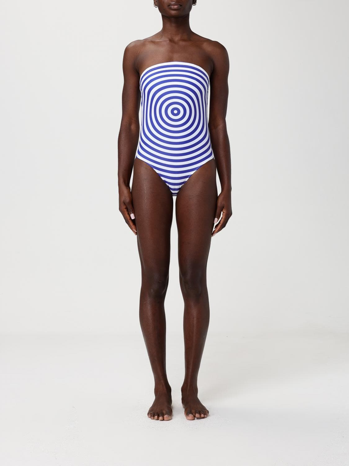 Jean Paul Gaultier Striped One-Piece Swimsuit