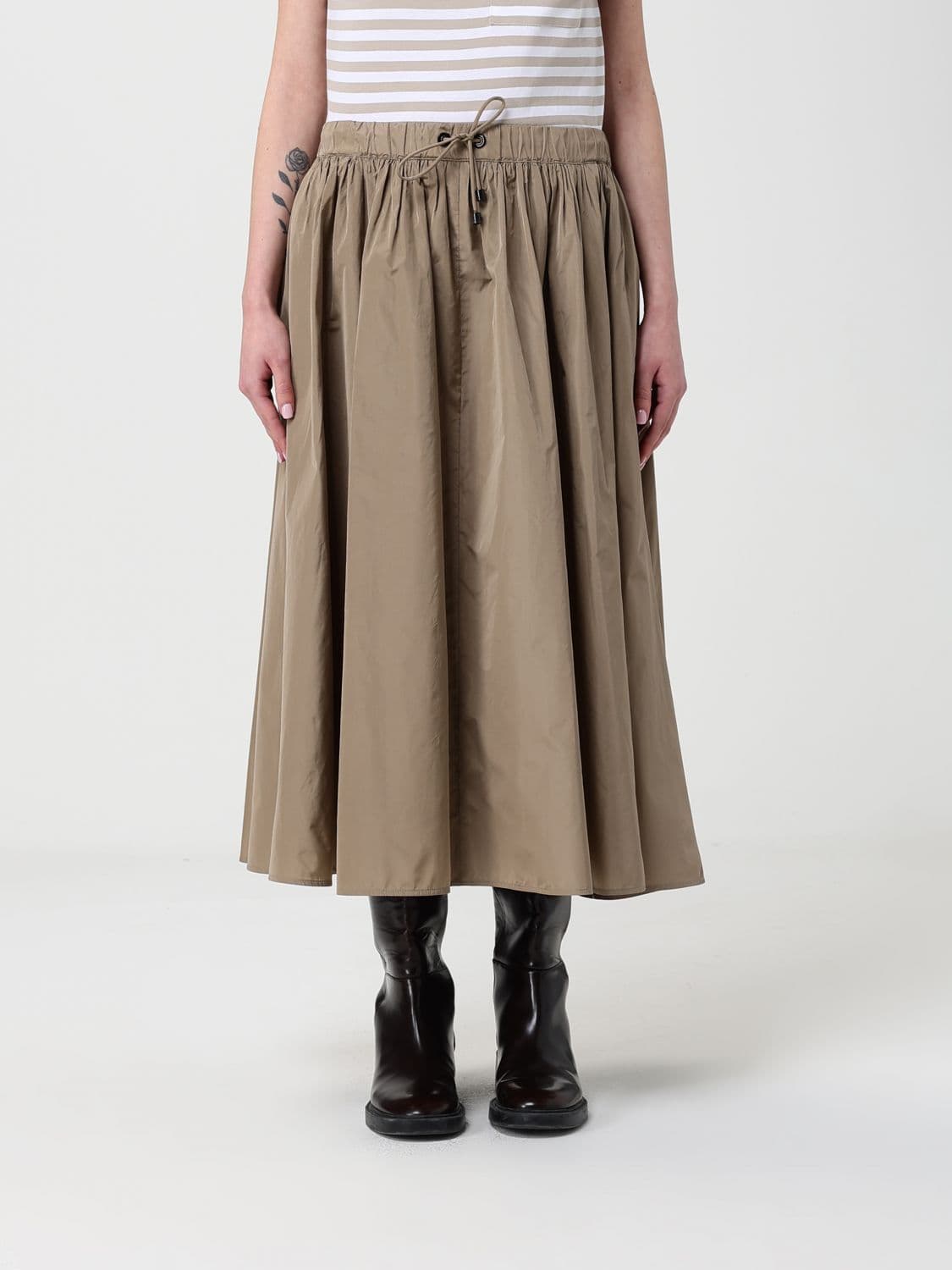 Max Mara Silk Blend Midi Skirt