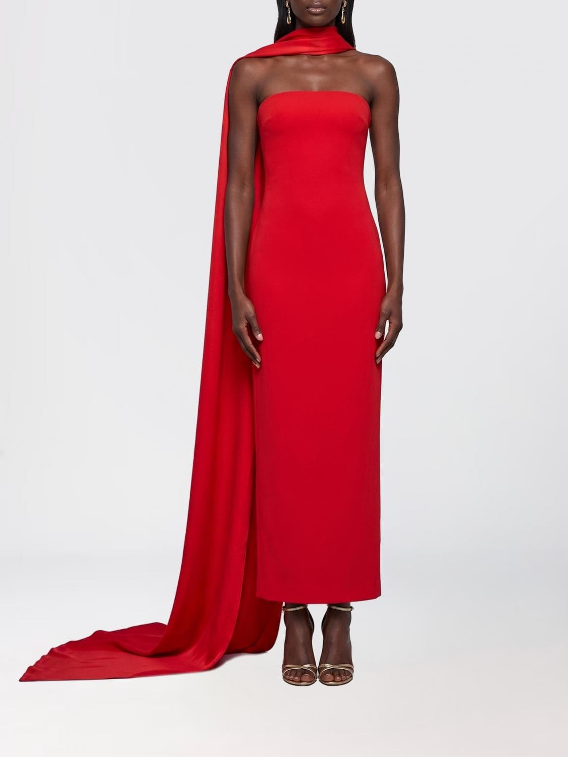 Solace London Crêpe Long Dress · 10