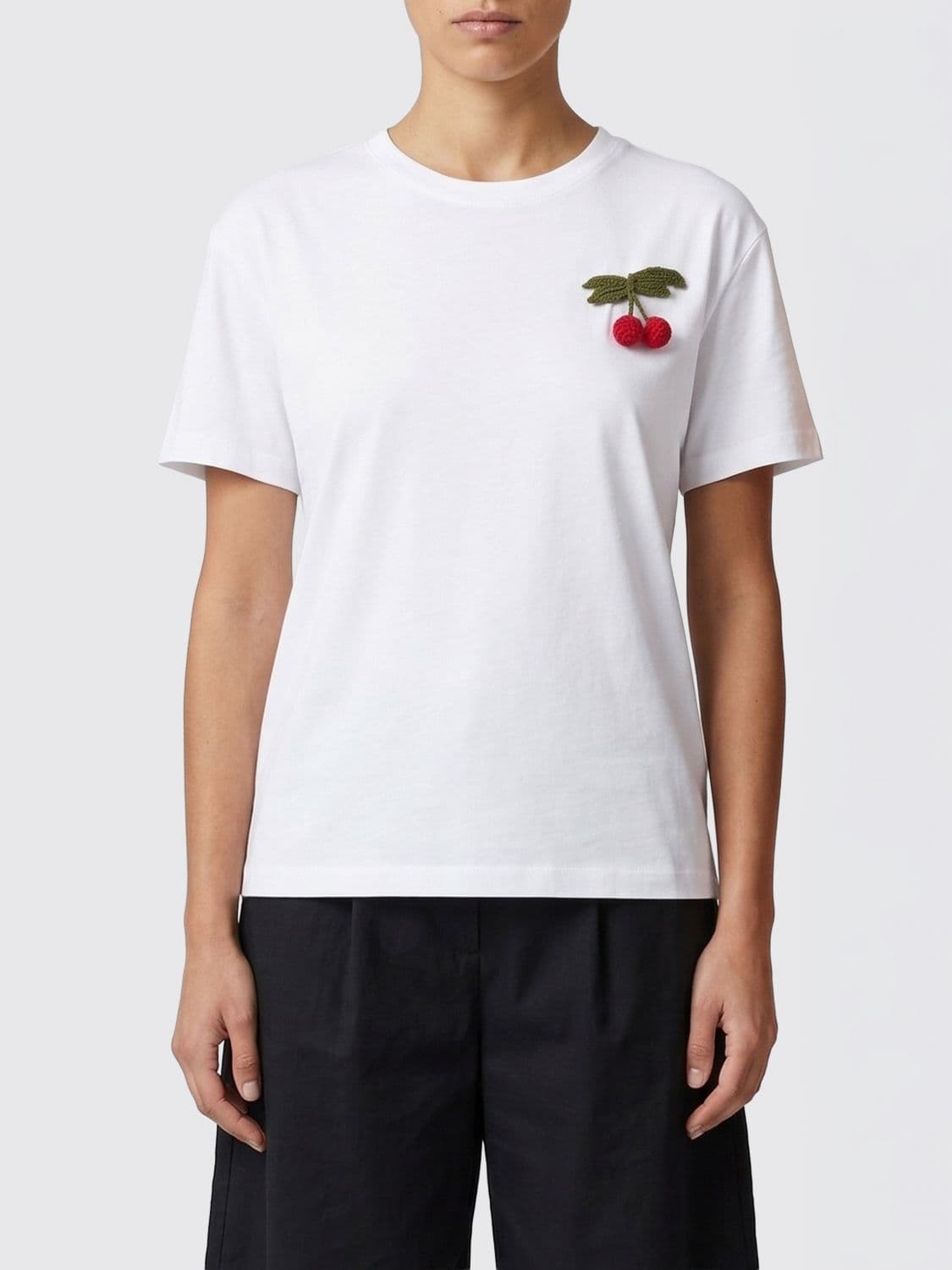 Twinset Cotton T-Shirts with Cherries