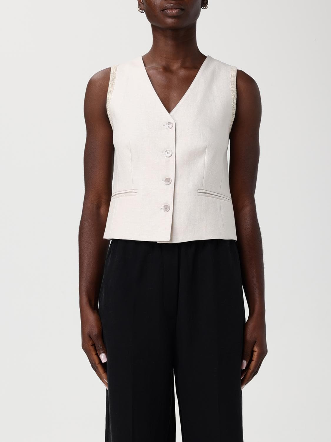 Max Mara Calibri Knitted Linen Vest