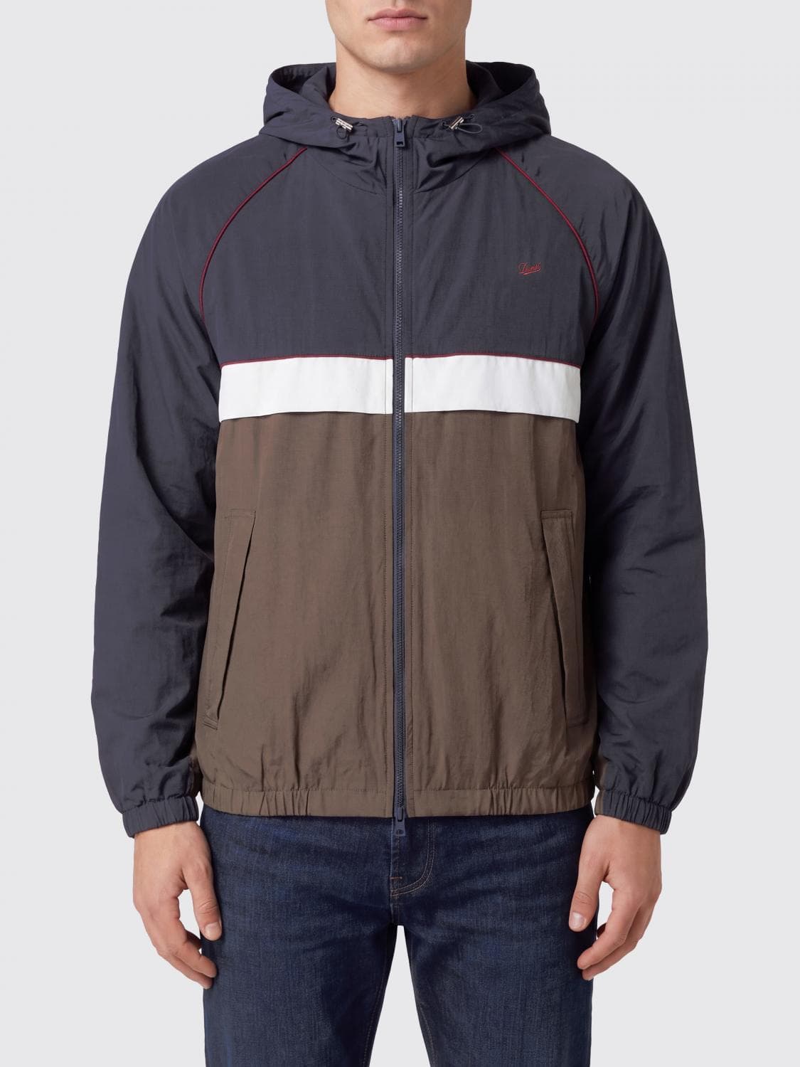 Dunst Nylon Hooded Windbreaker by · S