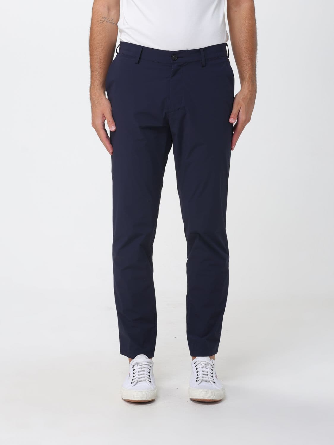 Save The Duck Pants Men color Blue