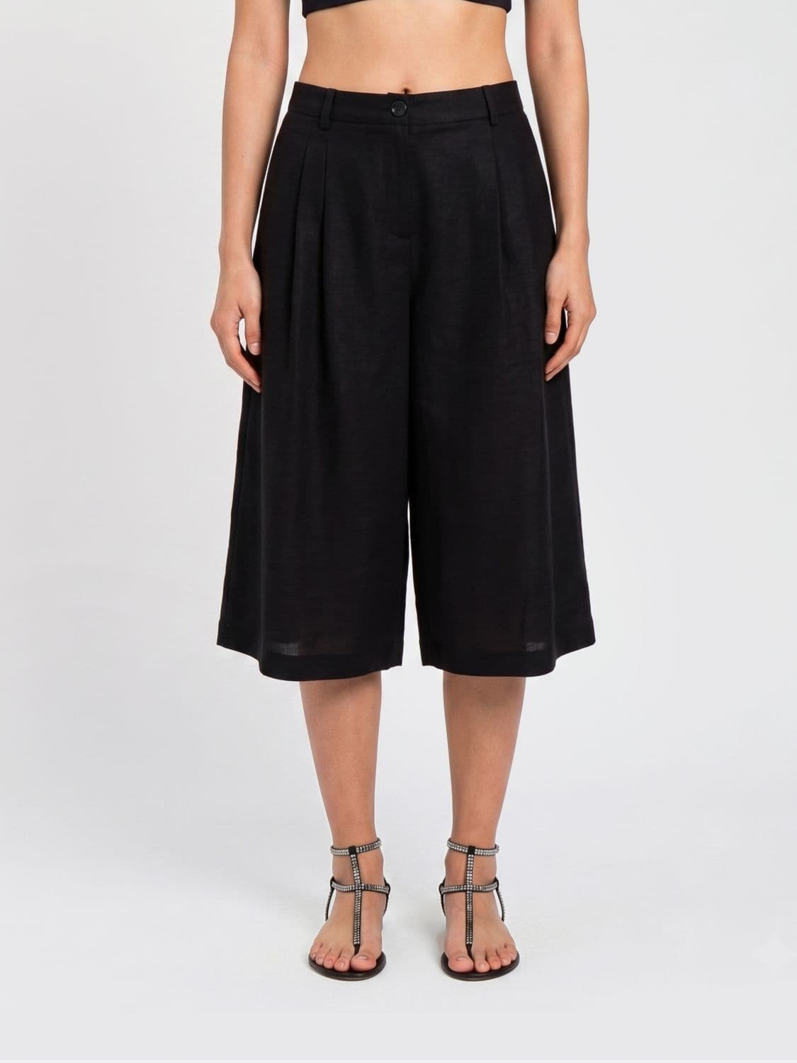 Twinset U & b Linen Blend Shorts