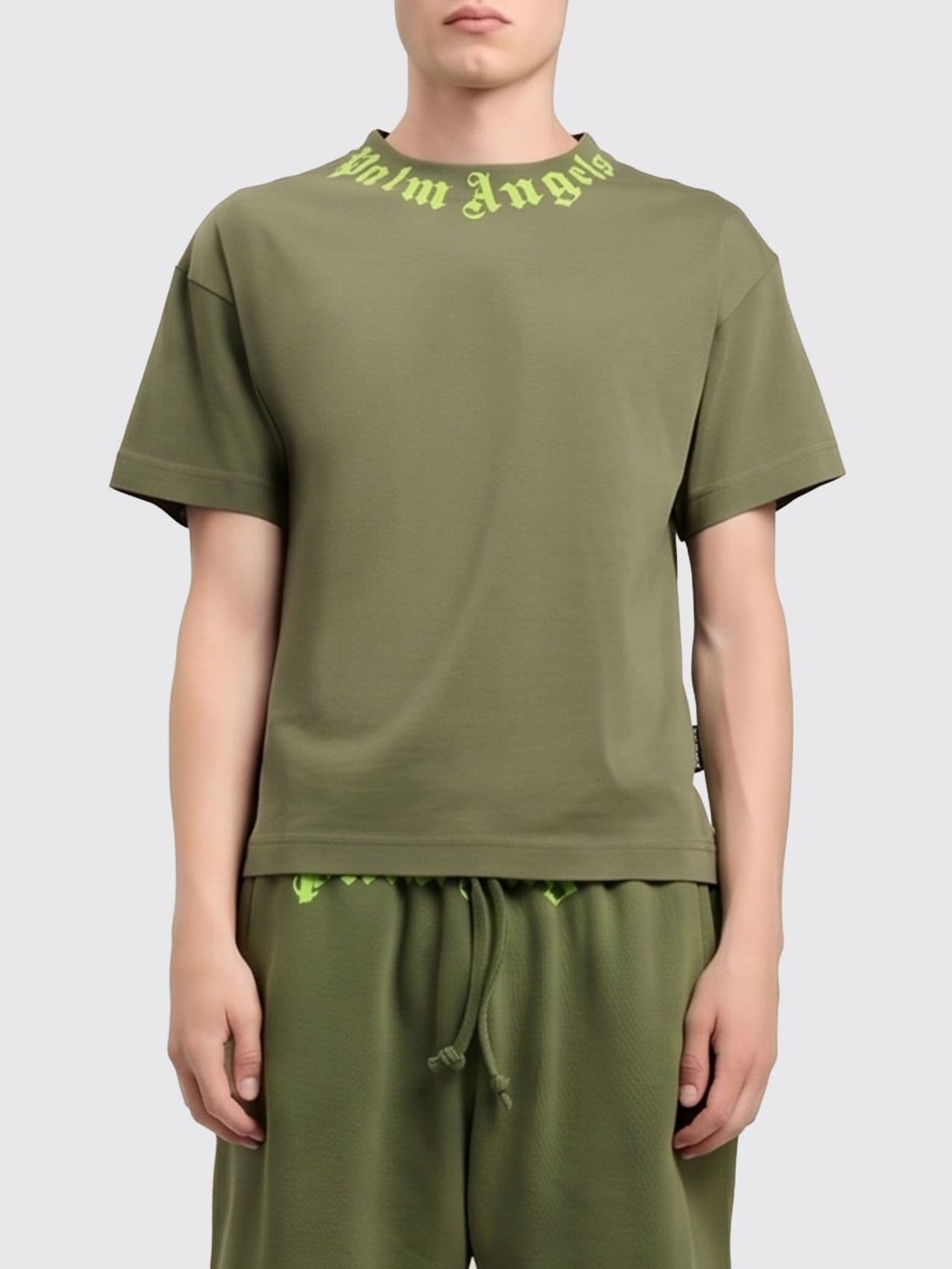 Palm Angels Cotton T-shirt with Logo