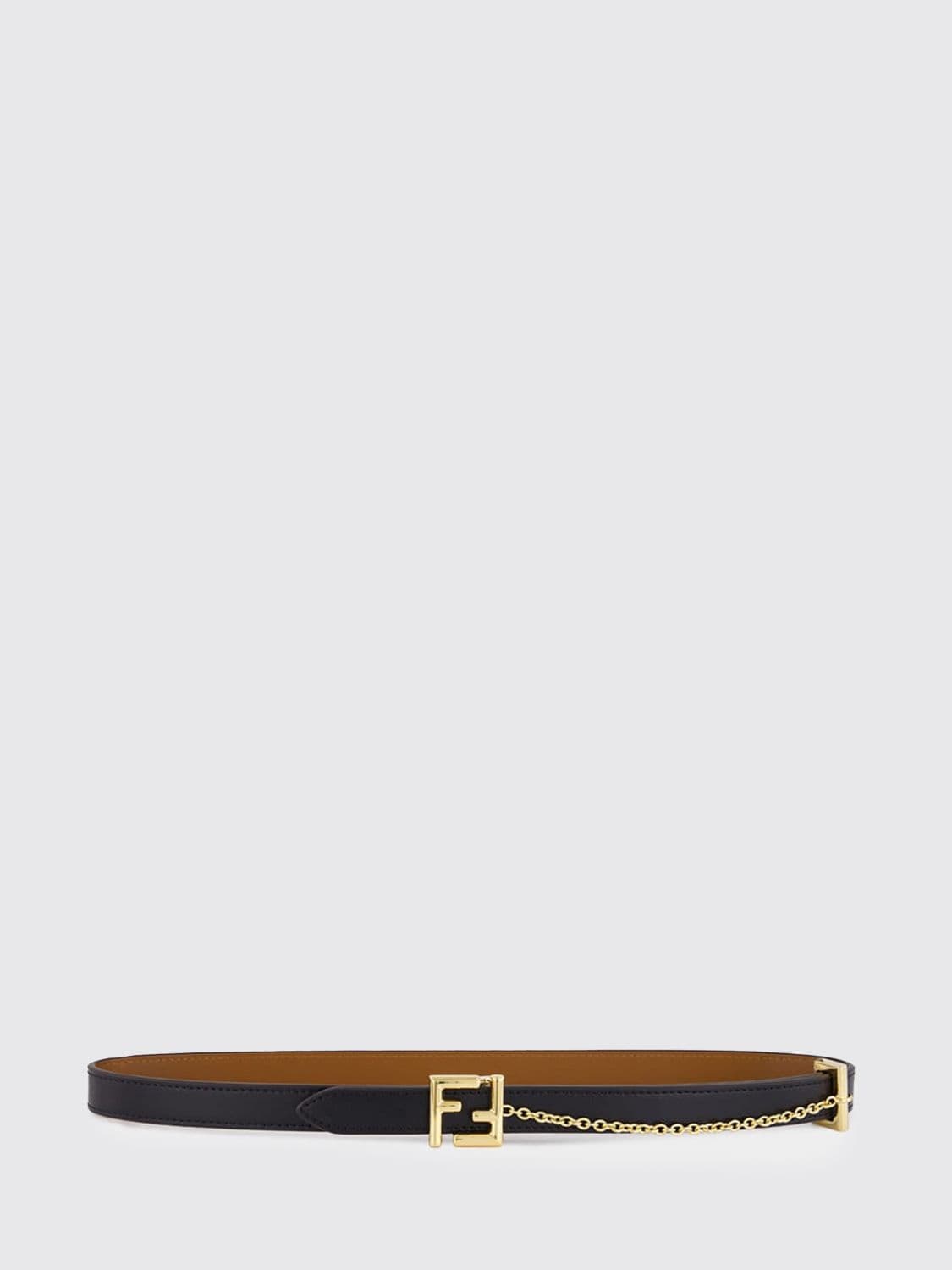 Fendi Reversible FF Calfskin Belt