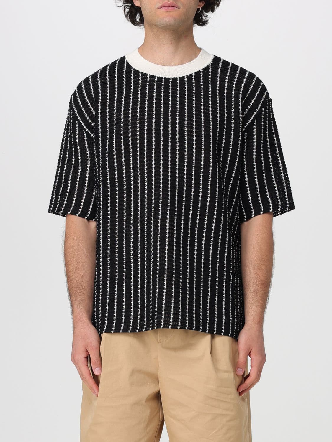 Jil Sander Striped Cotton T-Shirt · 50
