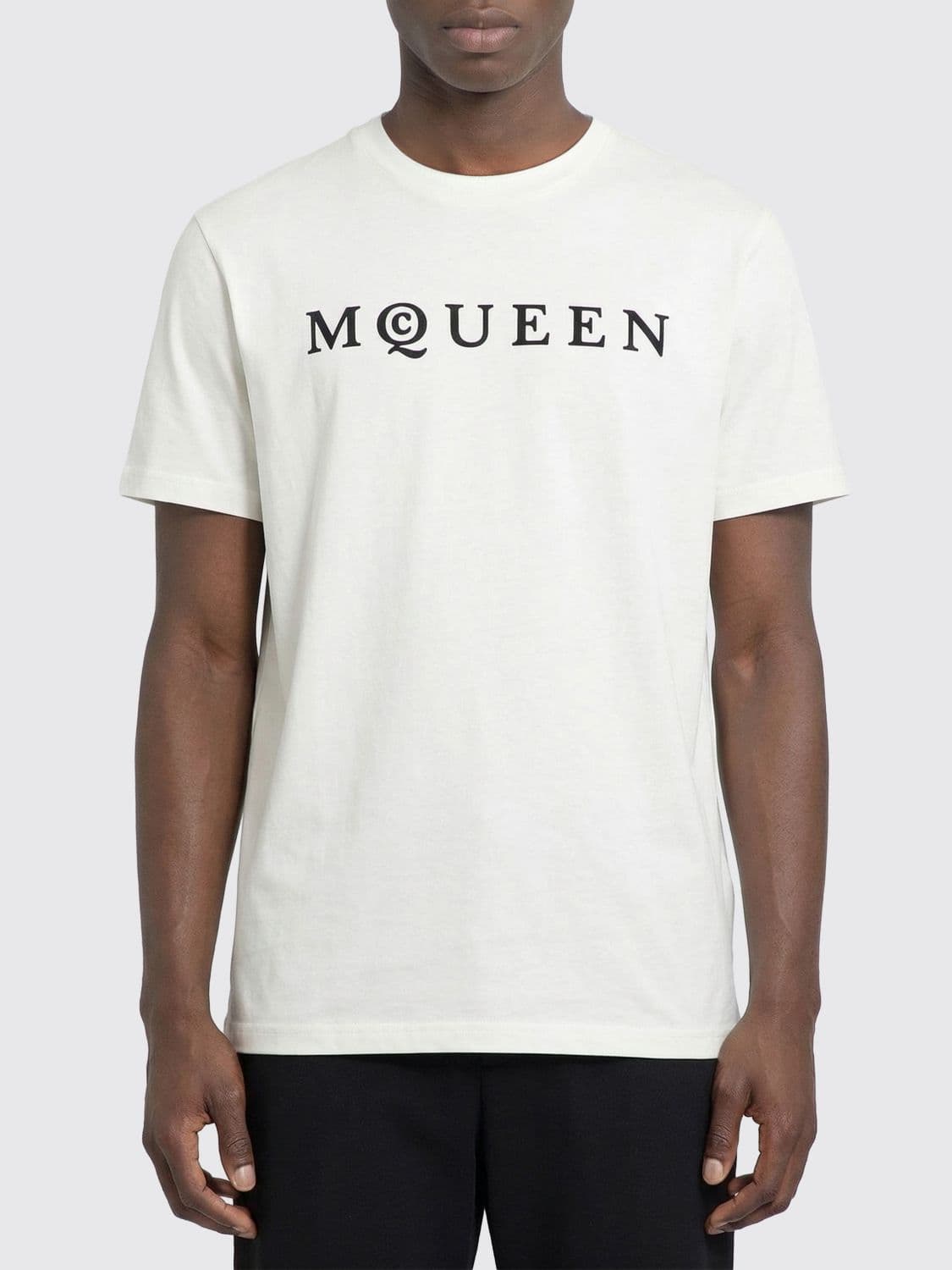 Mcqueen Logo Cotton T-Shirt