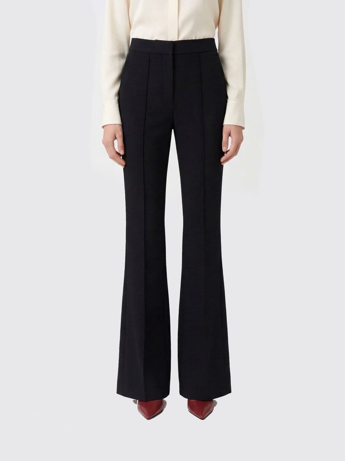 Jil Sander Wool Flared Trousers