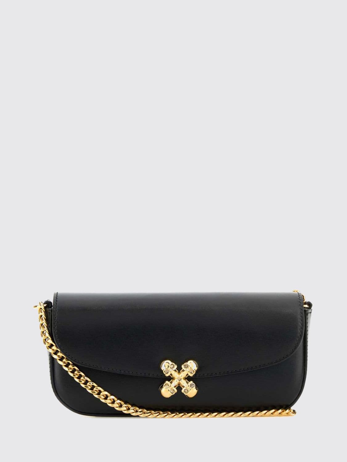 Mcqueen Skull Flower Leather Bag · OS