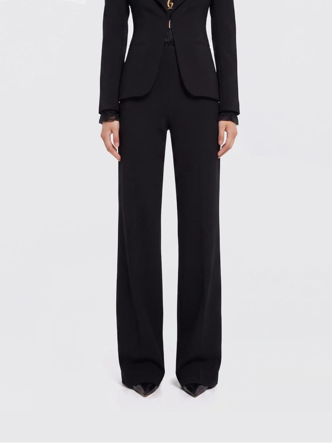 Gucci Wool Flared Trousers