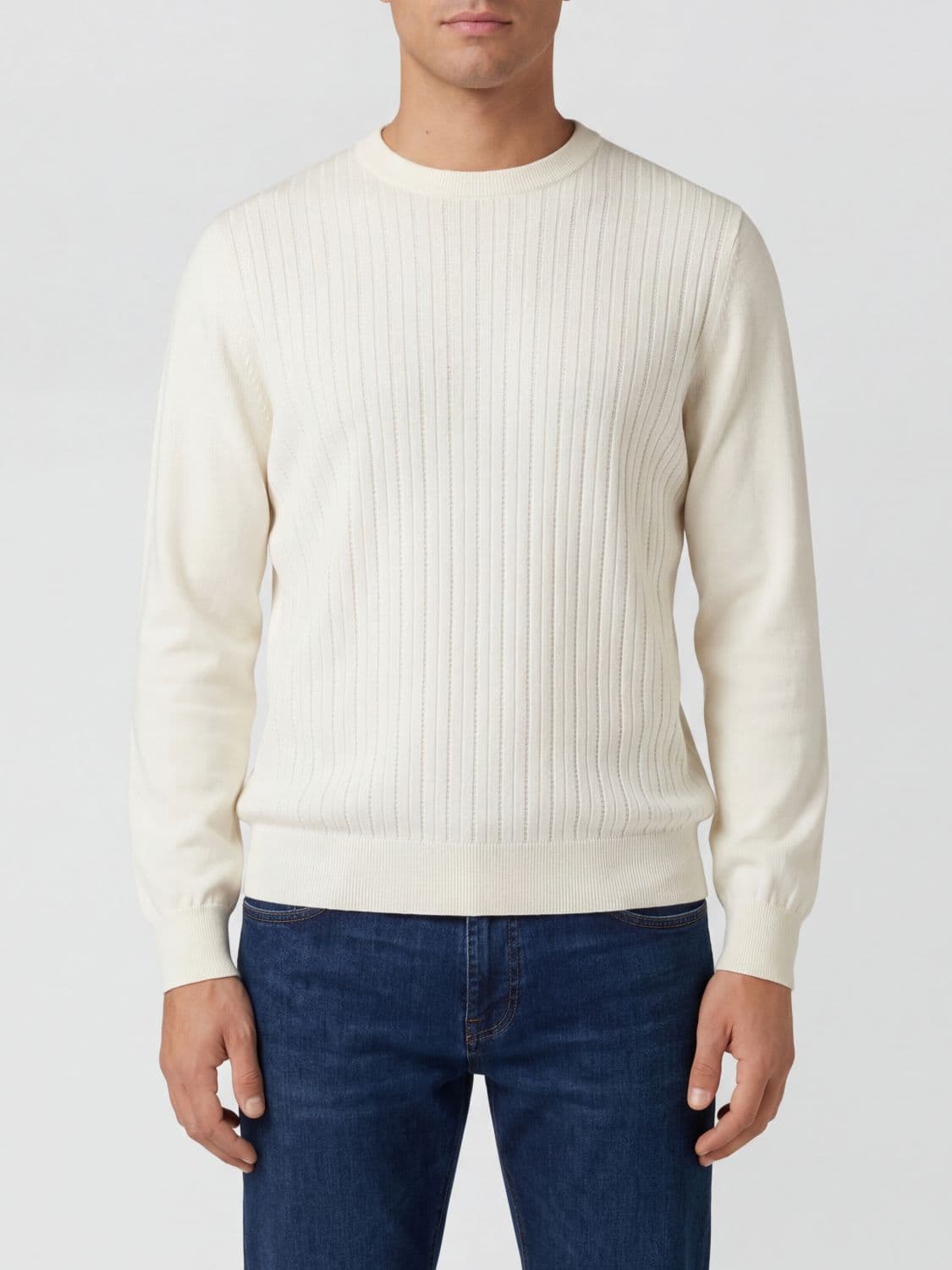 Brunello Cucinelli Cotton Crewneck Sweater · 52