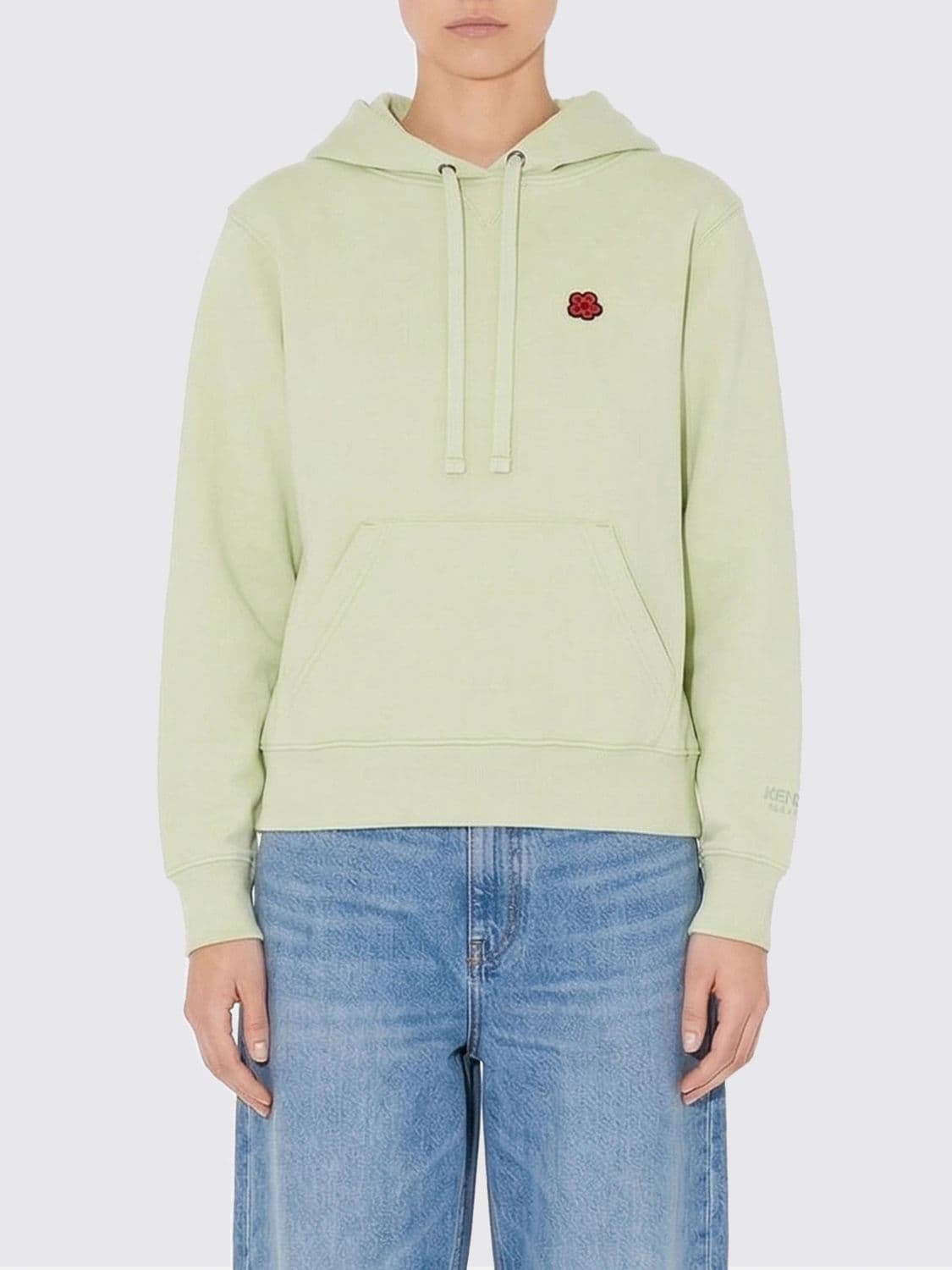 Kenzo Flower Logo Cotton Hoodie