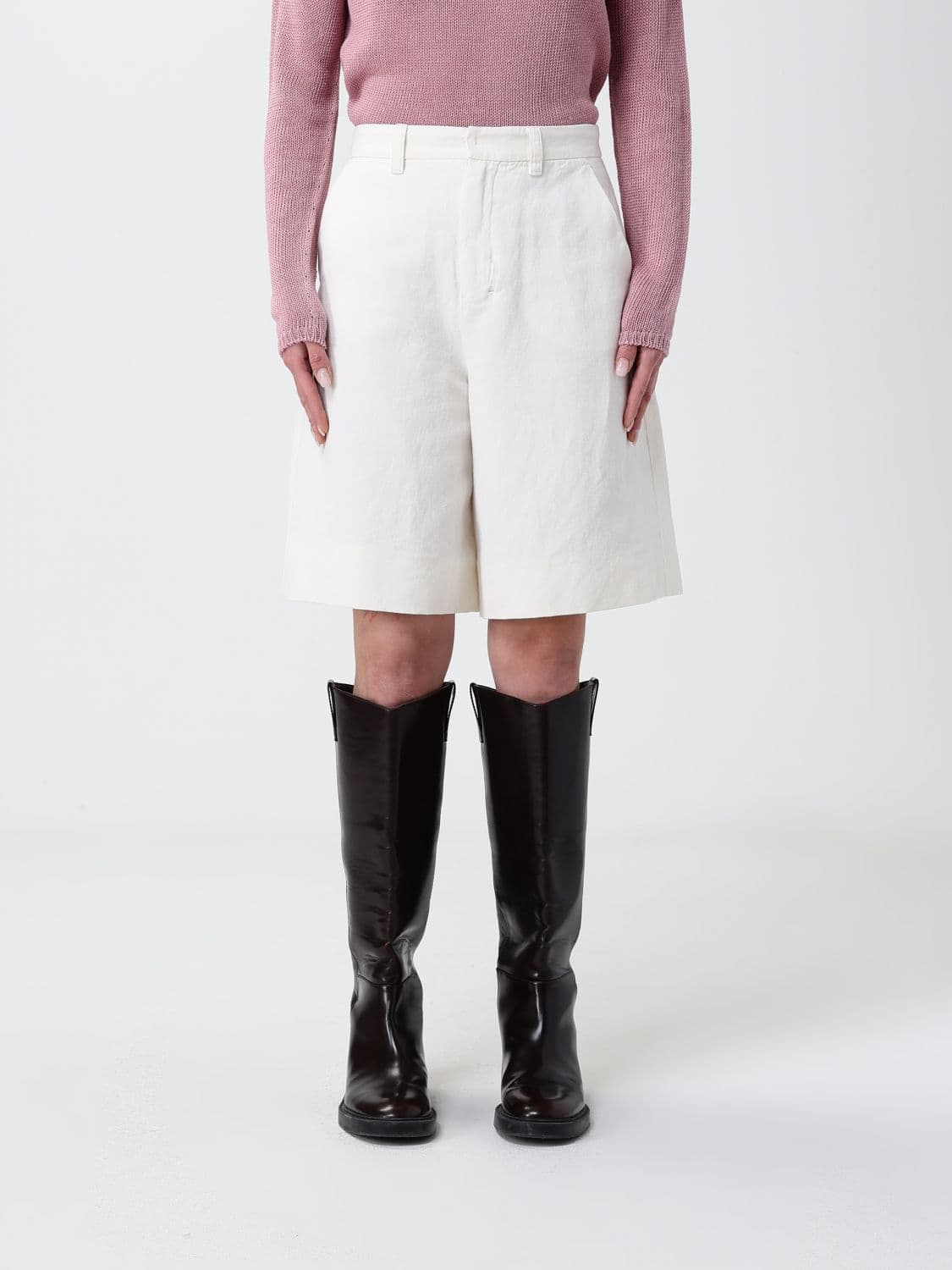 's Max Mara Cotton and Linen Shorts