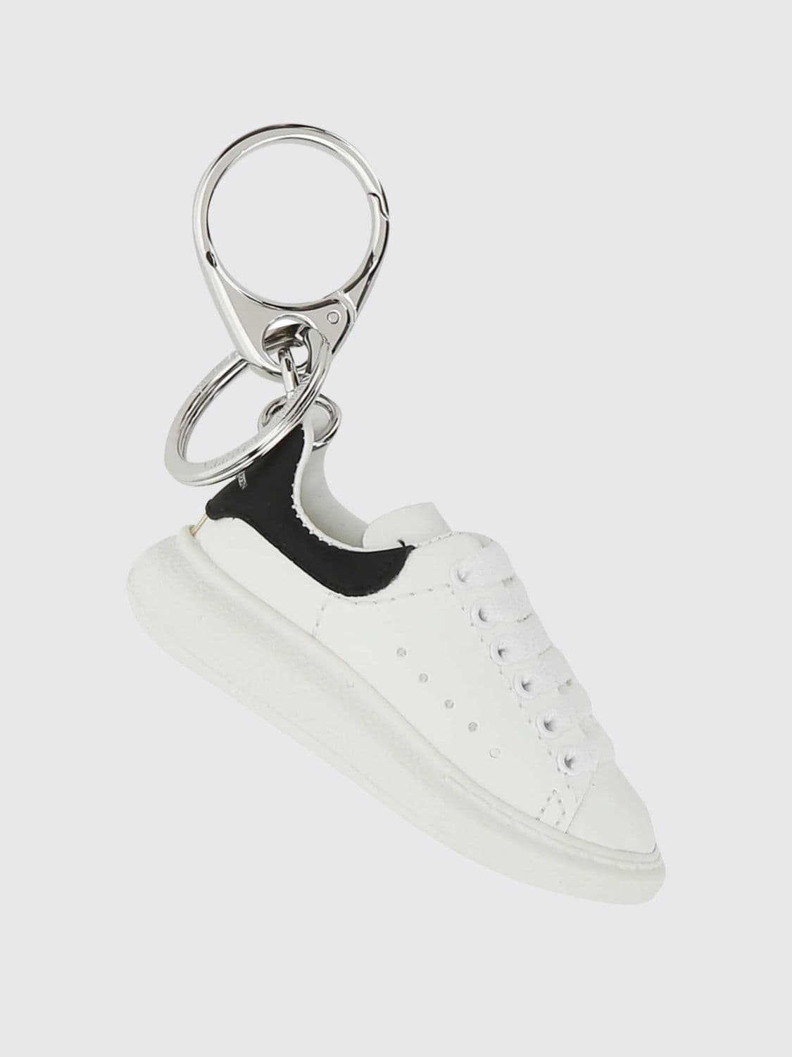 Mcqueen Sneakers Leather and Metal Keychain · OS