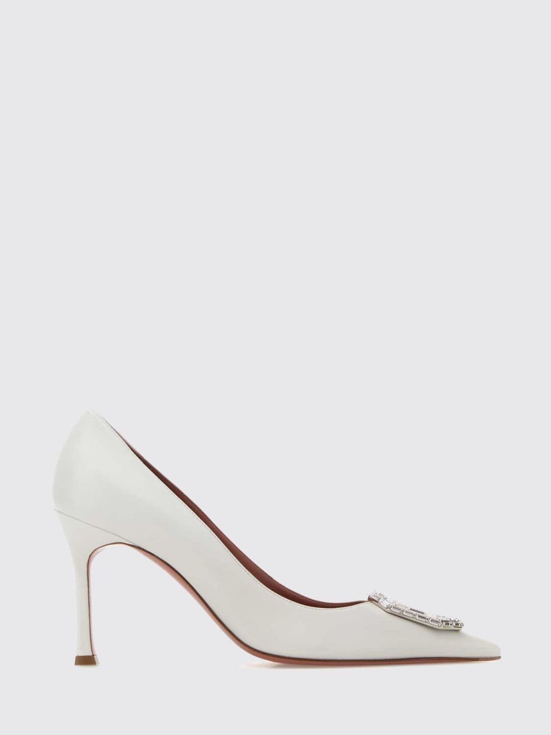 Amina Muaddi Pump Woman color White