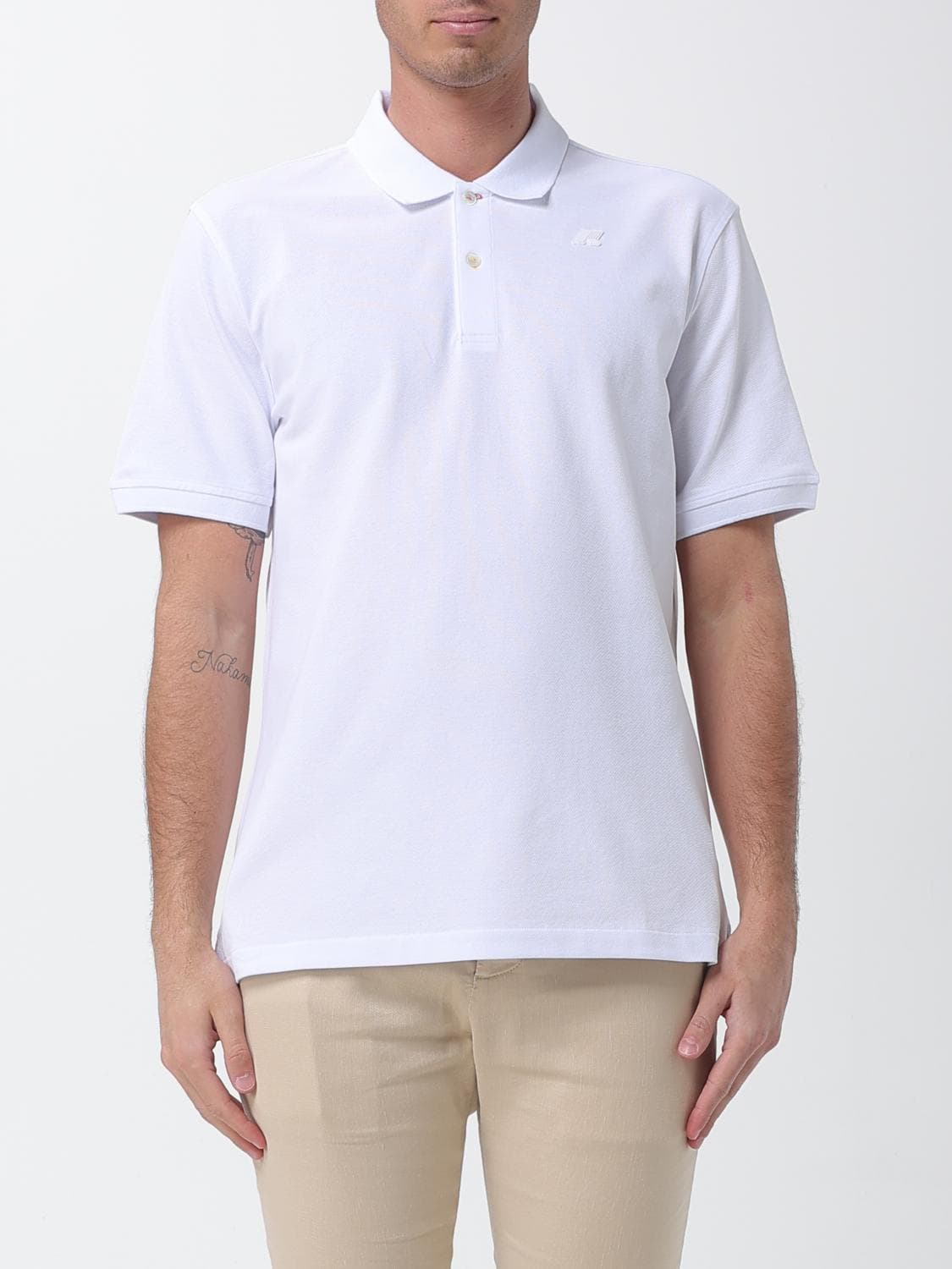 K-Way Cotton Polo Shirt with Logo · L
