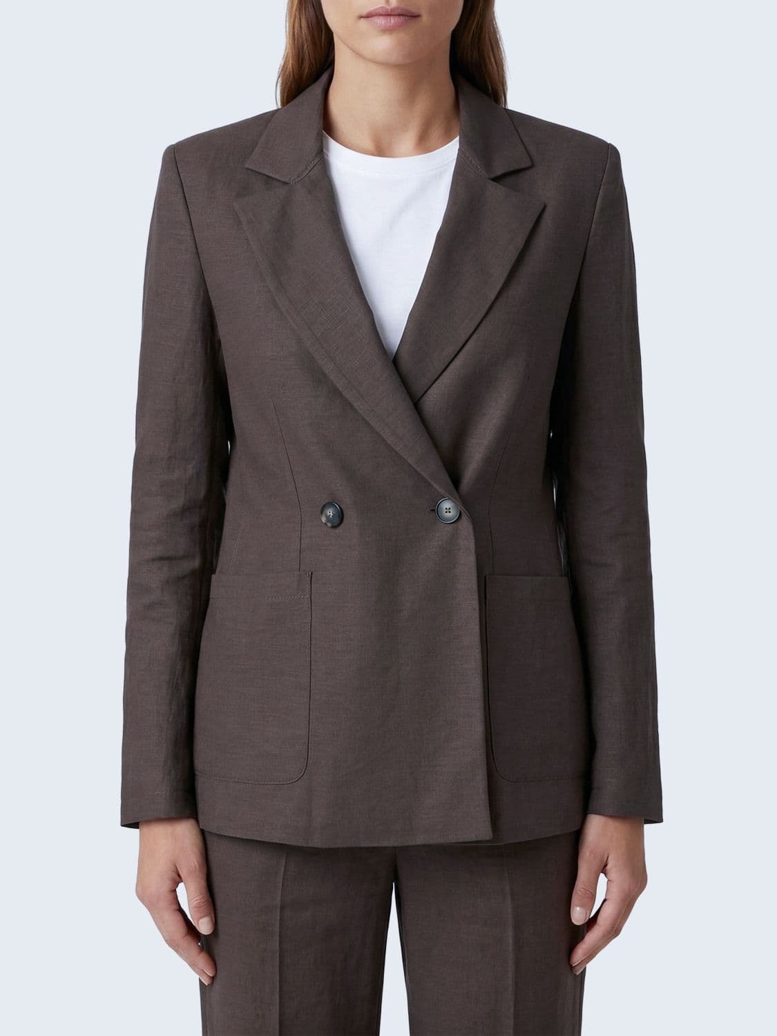 Harris Wharf London Double-Breasted Viscose Blazer · 38