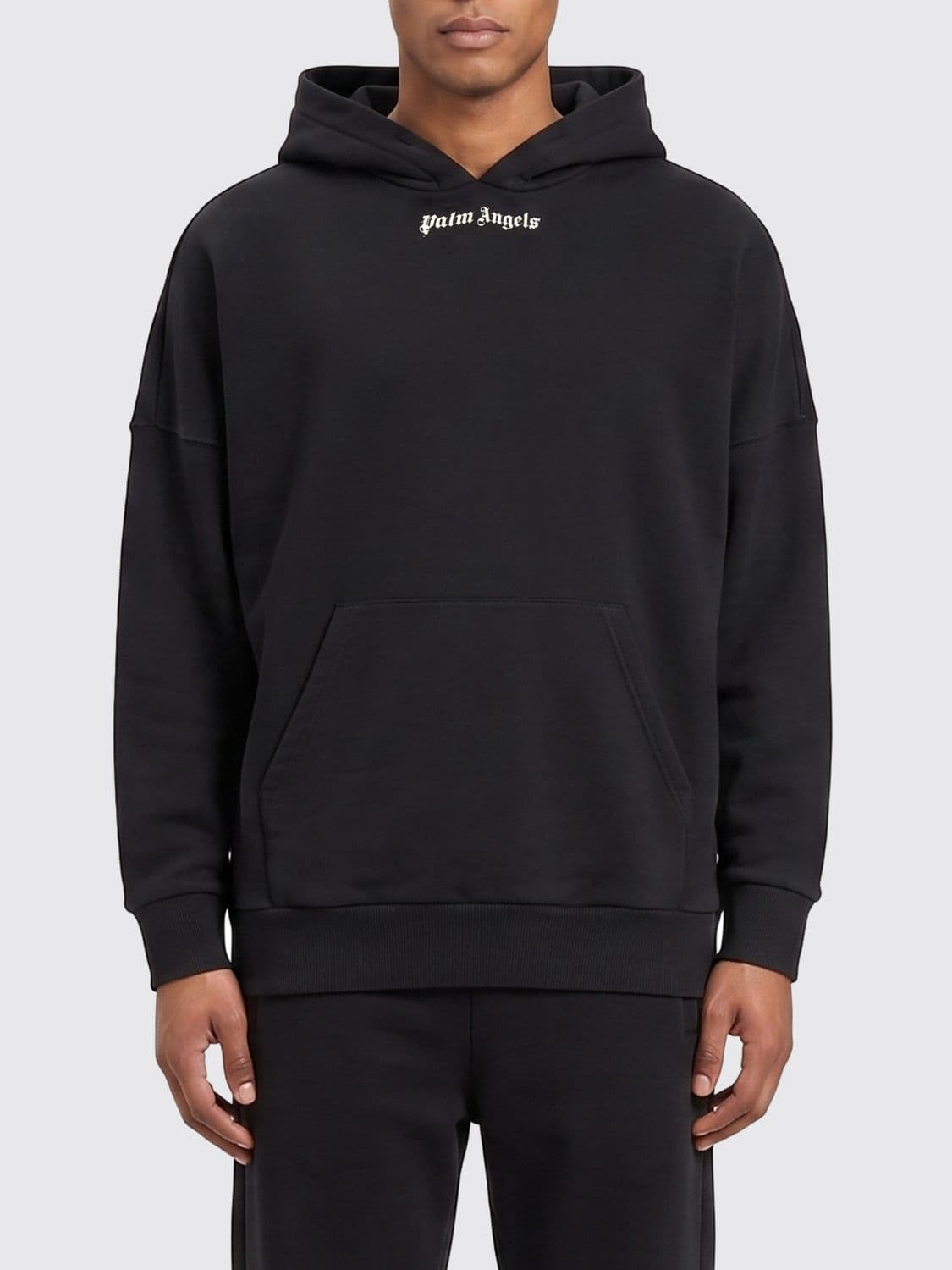 Palm Angels Cotton Hoodie with Logo
