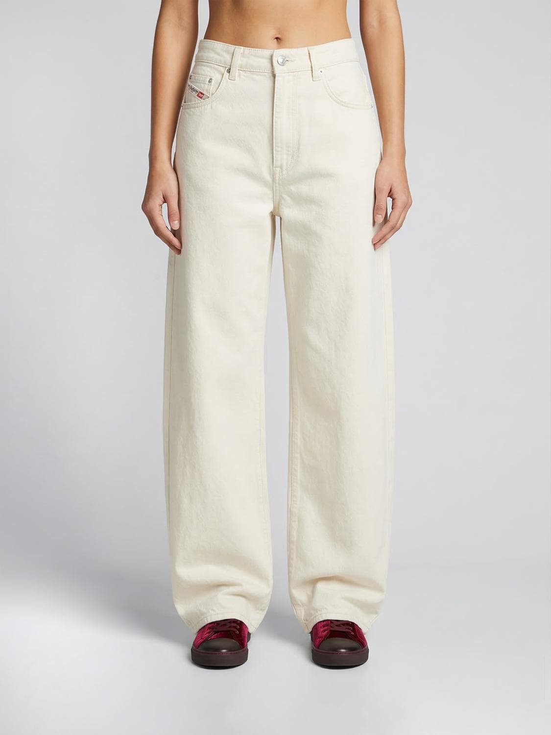 Diesel D-Akemi Flared Jeans in Stretch Denim