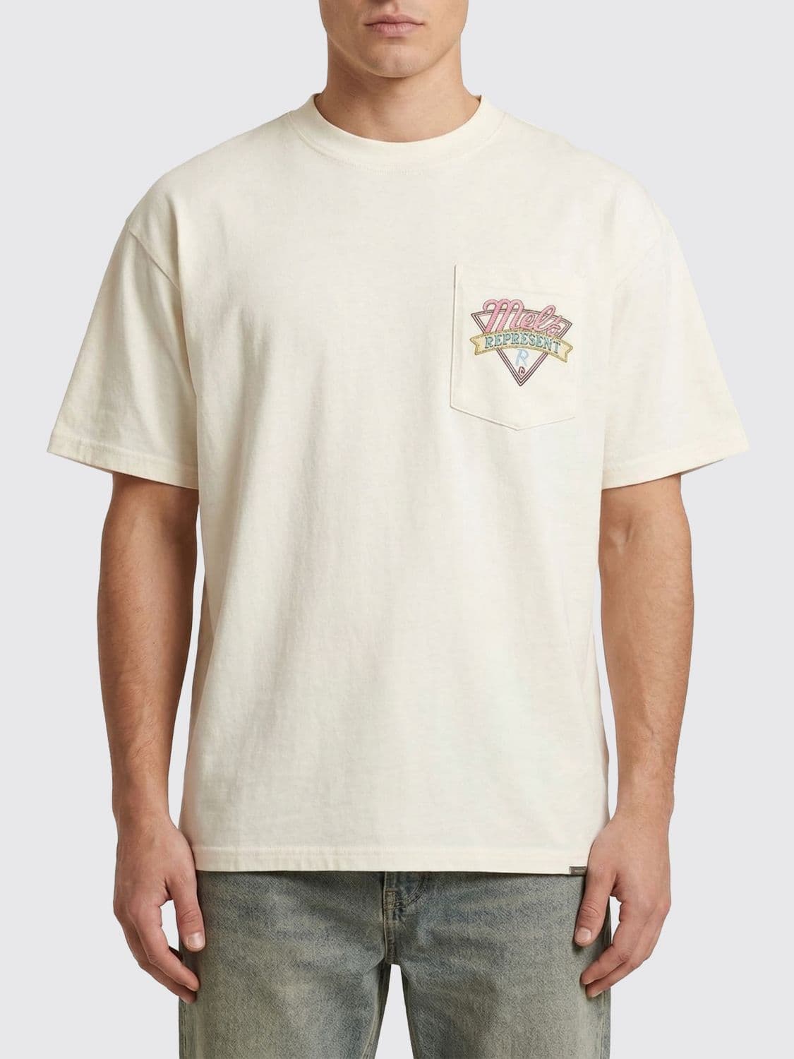 Represent Mel's Diner x Cotton T-Shirt with Graphic Print