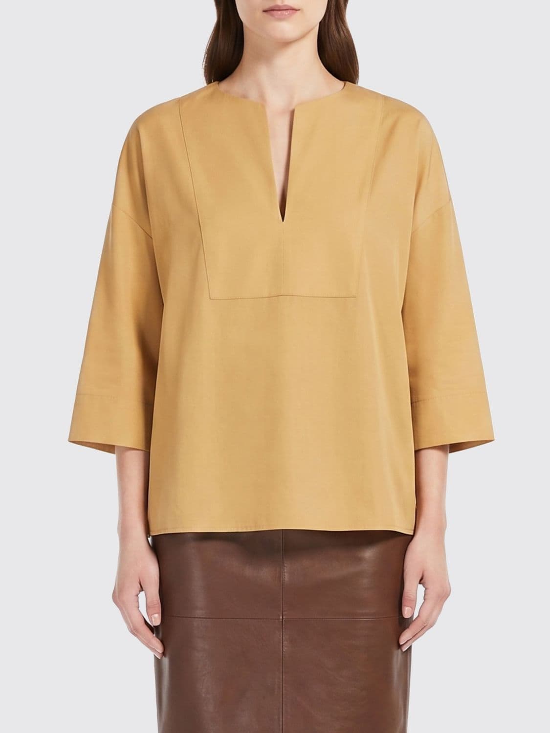 Max Mara Pure Linen and Viscose Blouse