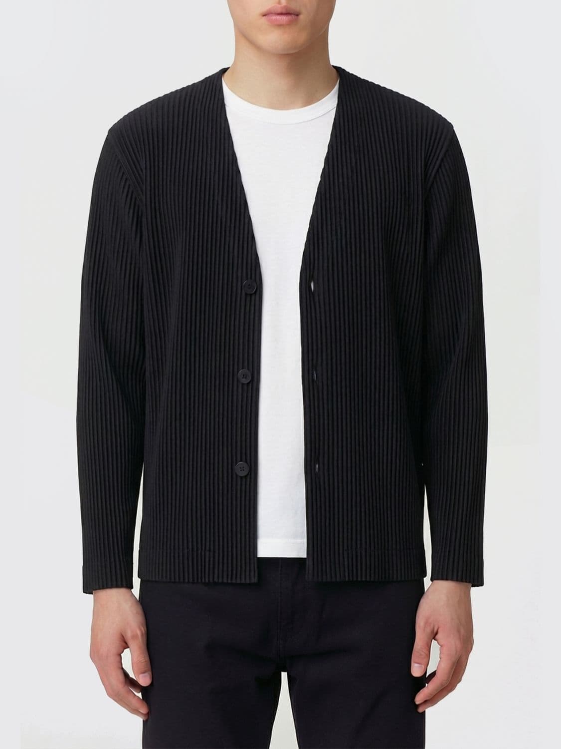 Homme Plisse' Issey Miyake Pleated Cardigan