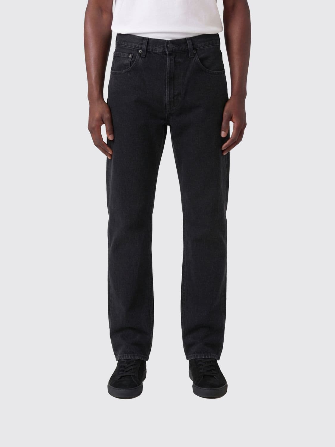 Entire Studios Cotton Denim Straight Jeans