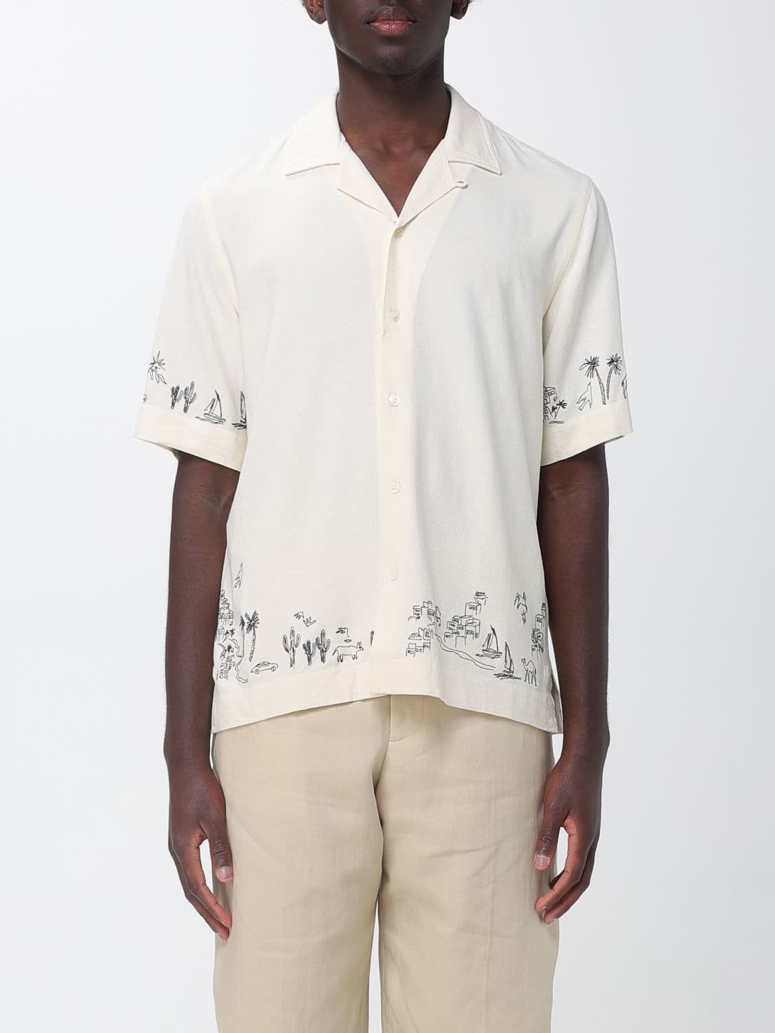 Paul Smith Linen Blend Casual Shirt
