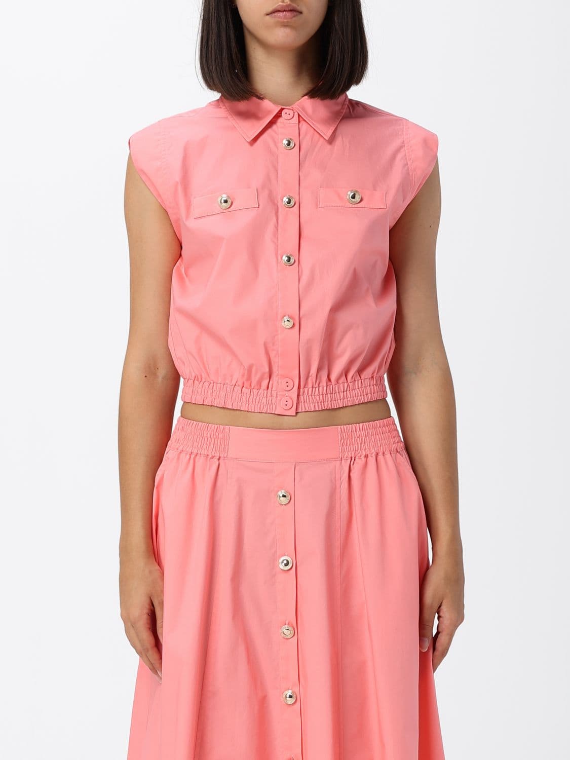 Twinset Sleeveless Cotton Shirt