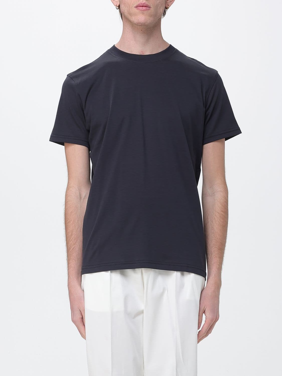 Pt Torino Cotton and Silk T-shirt