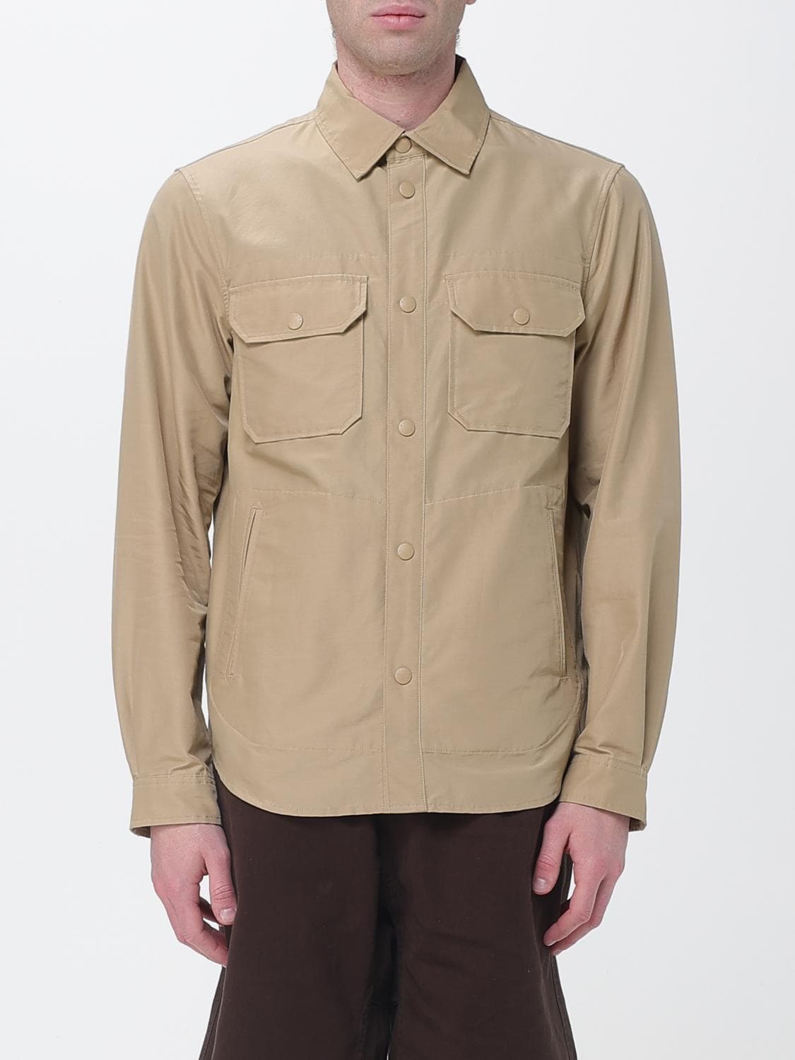 Woolrich Cotton Blend Shirt Jacket