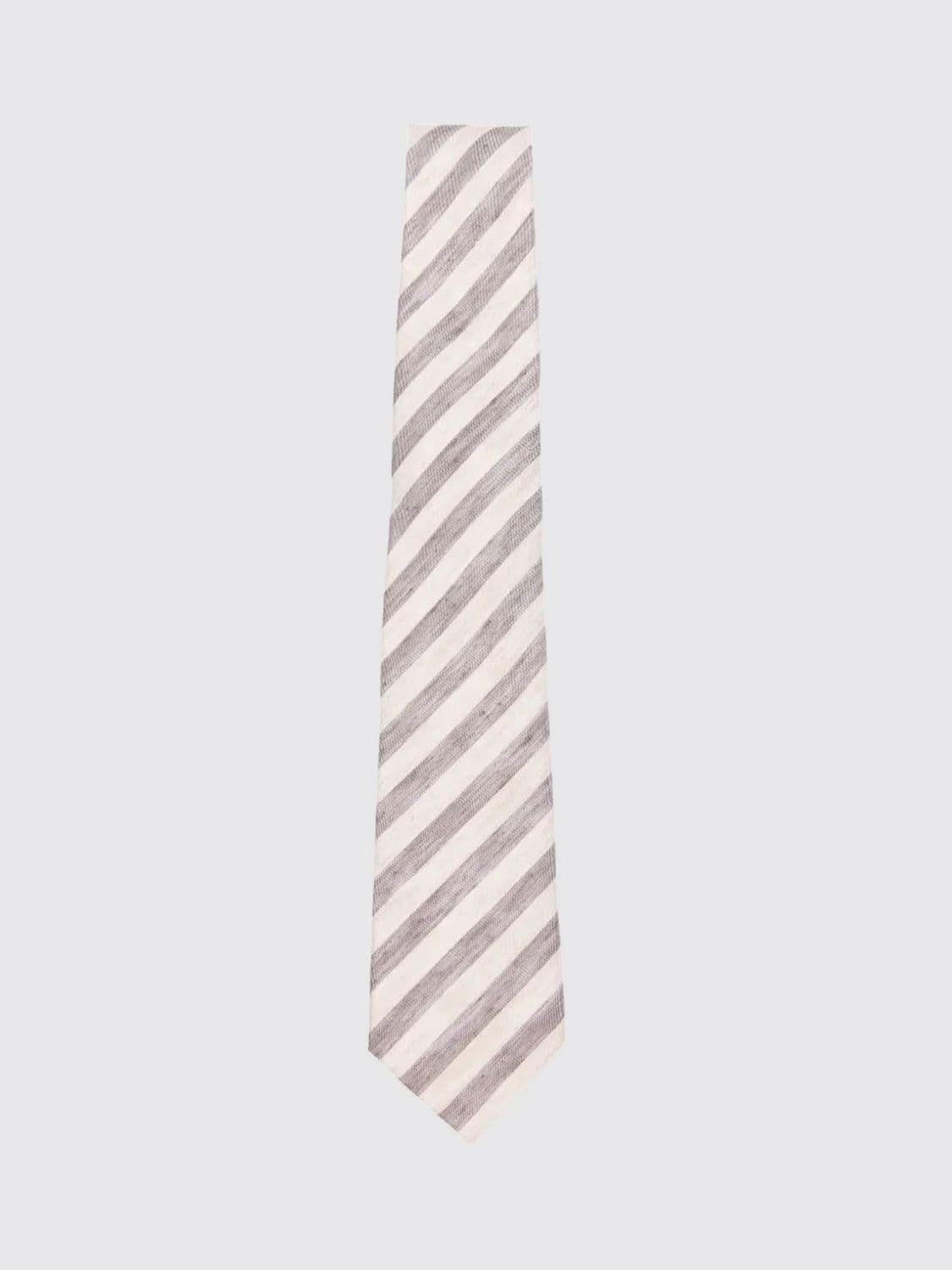 Tagliatore Regimental Linen and Silk Tie · OS