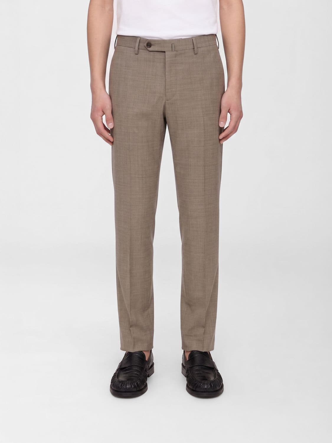 Pt Torino Stretch Virgin Wool Tailored Trousers