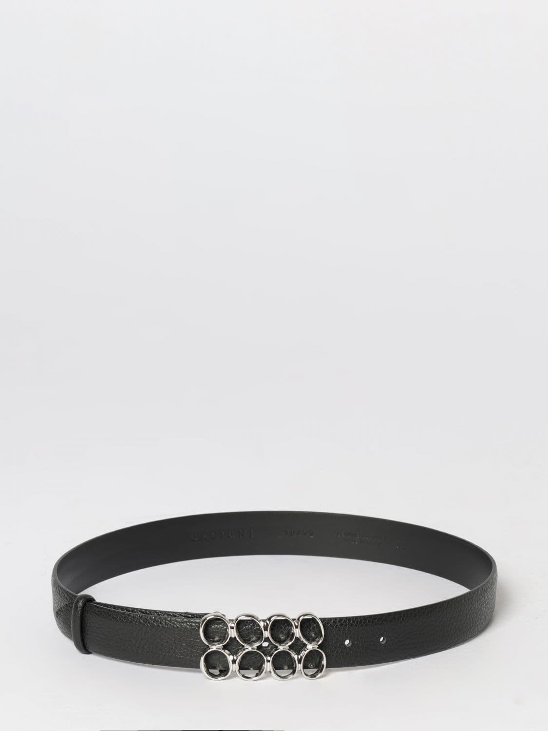 Orciani Grained Leather Belt