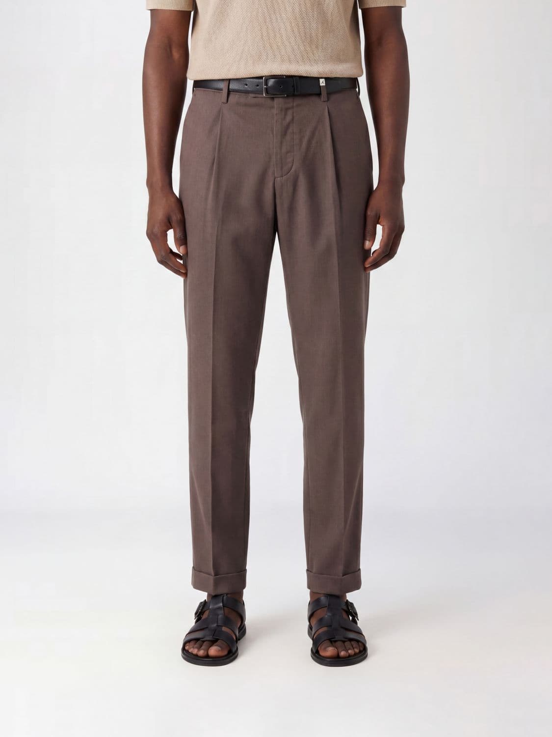 Myths Slim Fit Wool Fresco Trousers