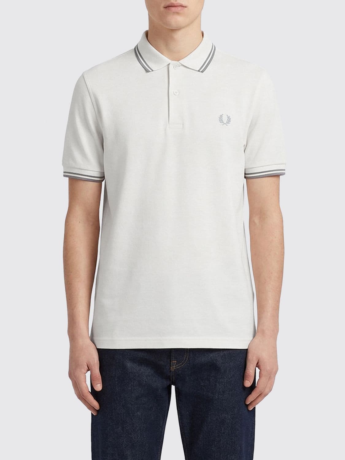 Fred Perry Cotton Polo Shirt with Logo