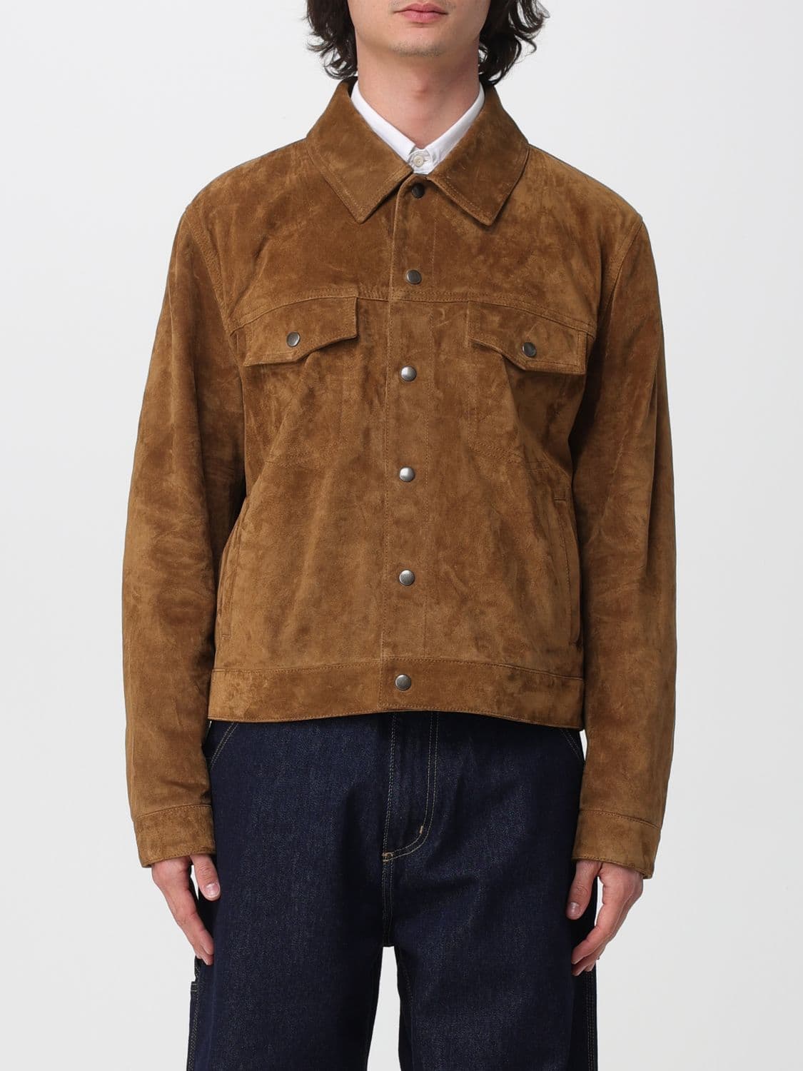 Saint Laurent Suede Shirt Jacket
