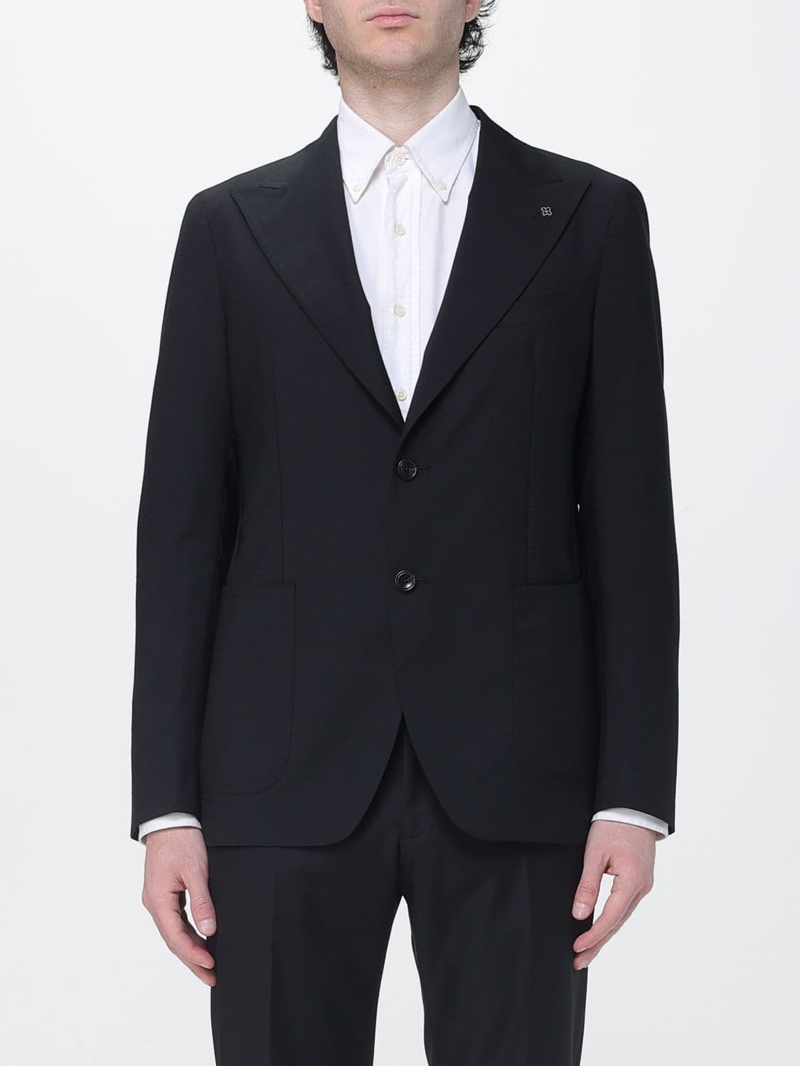 Tagliatore Single-Breasted Virgin Wool Blazer