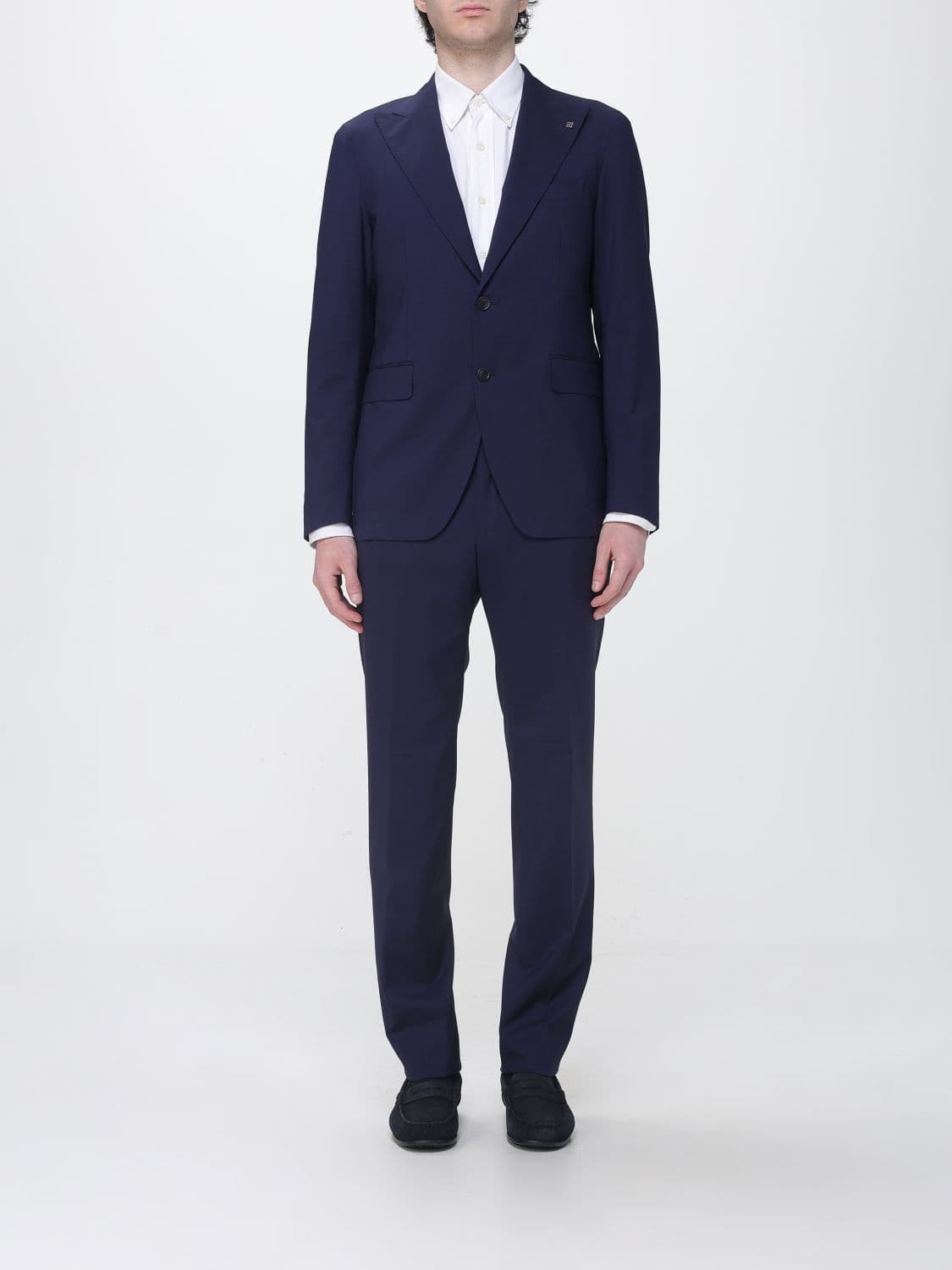 Tagliatore Single-Breasted Stretch Virgin Wool Dress · 54