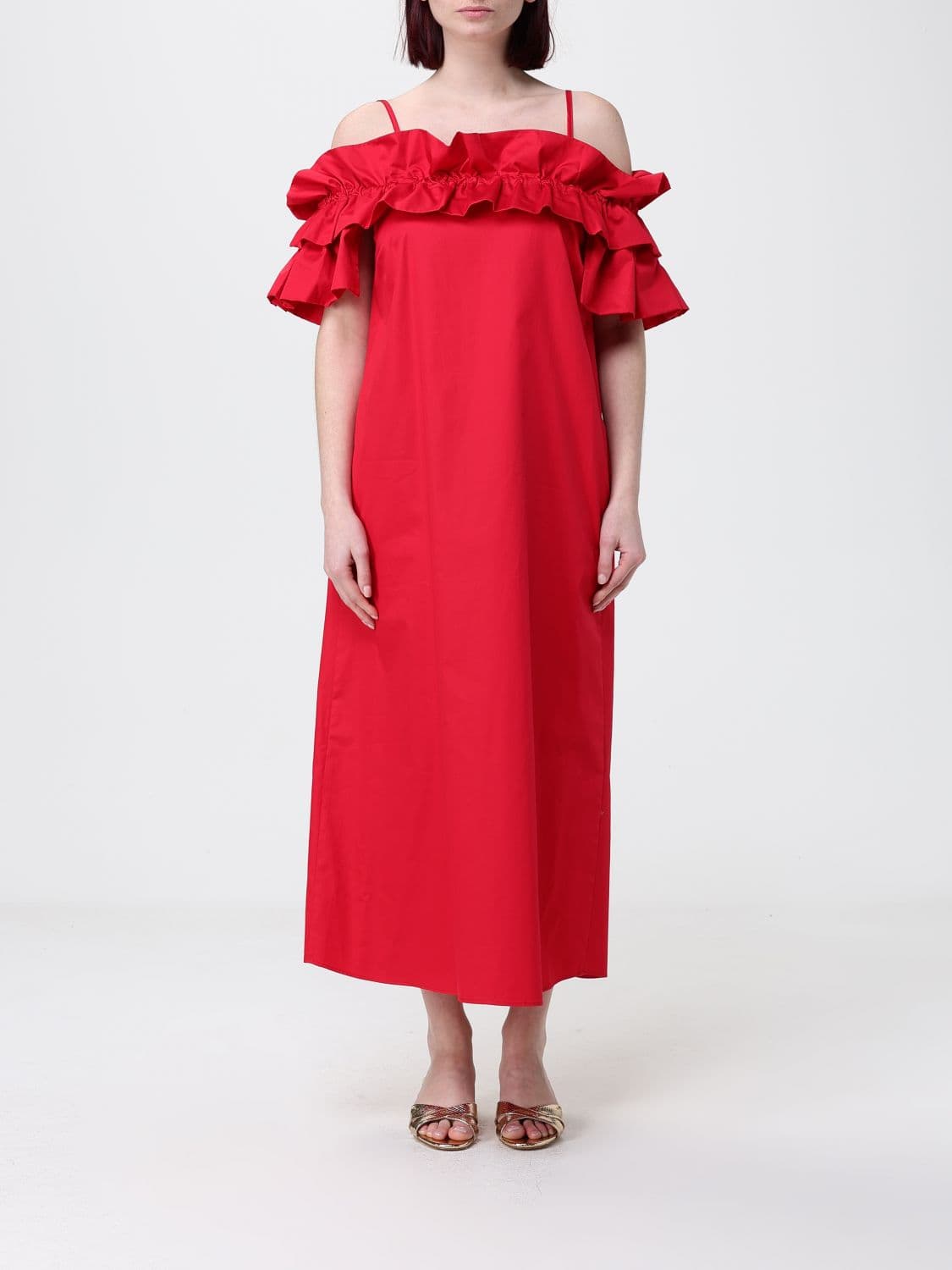 Hanita Cotton Midi Dress