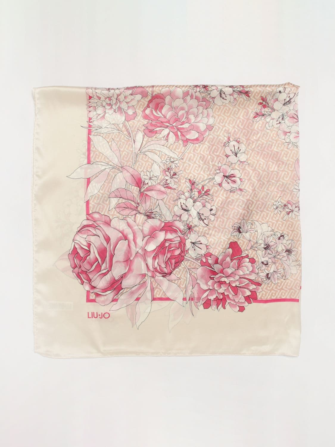 Liu Jo Peony Printed Polyester Foulard