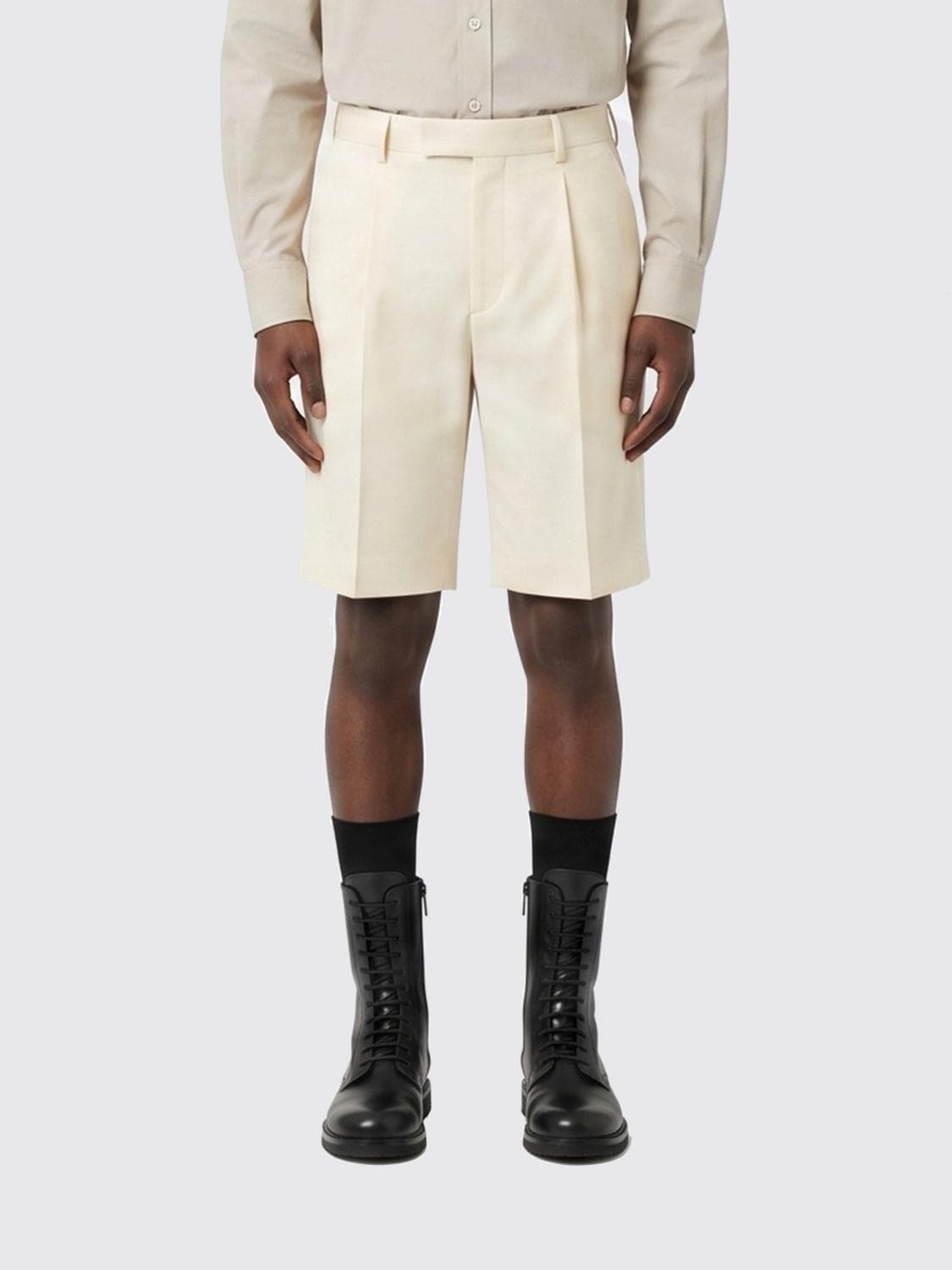 Bottega Veneta Silk Blend Tailored Shorts