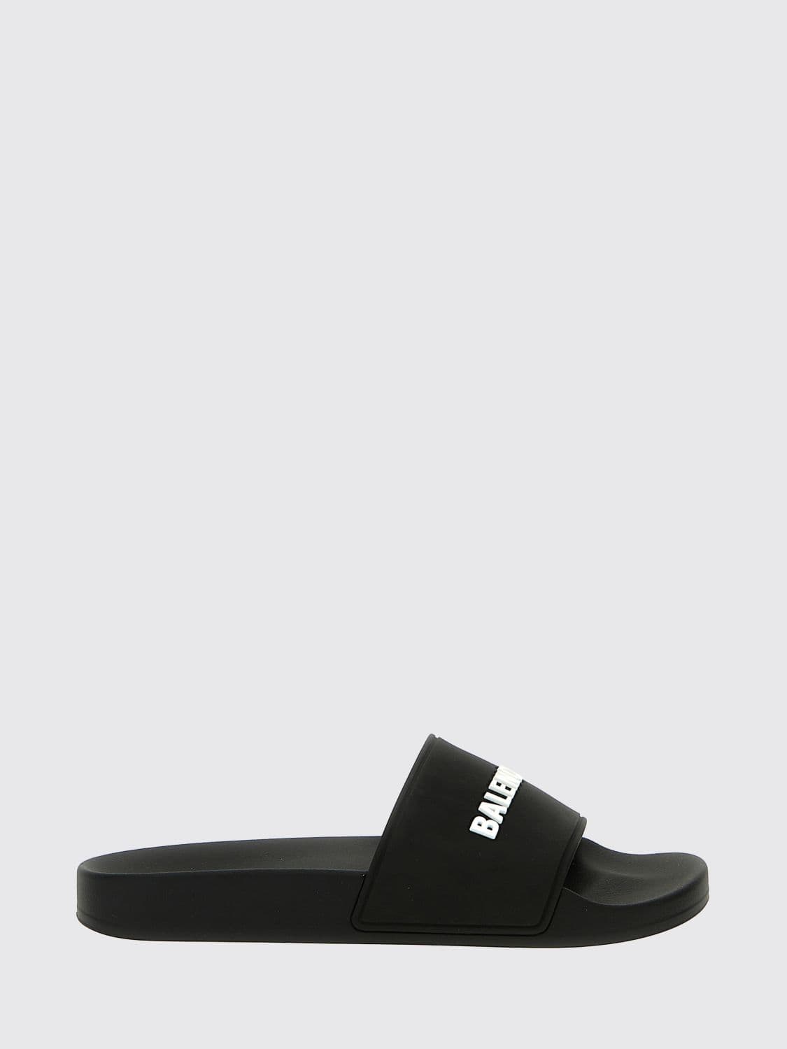 Balenciaga Logo Rubber Sliders