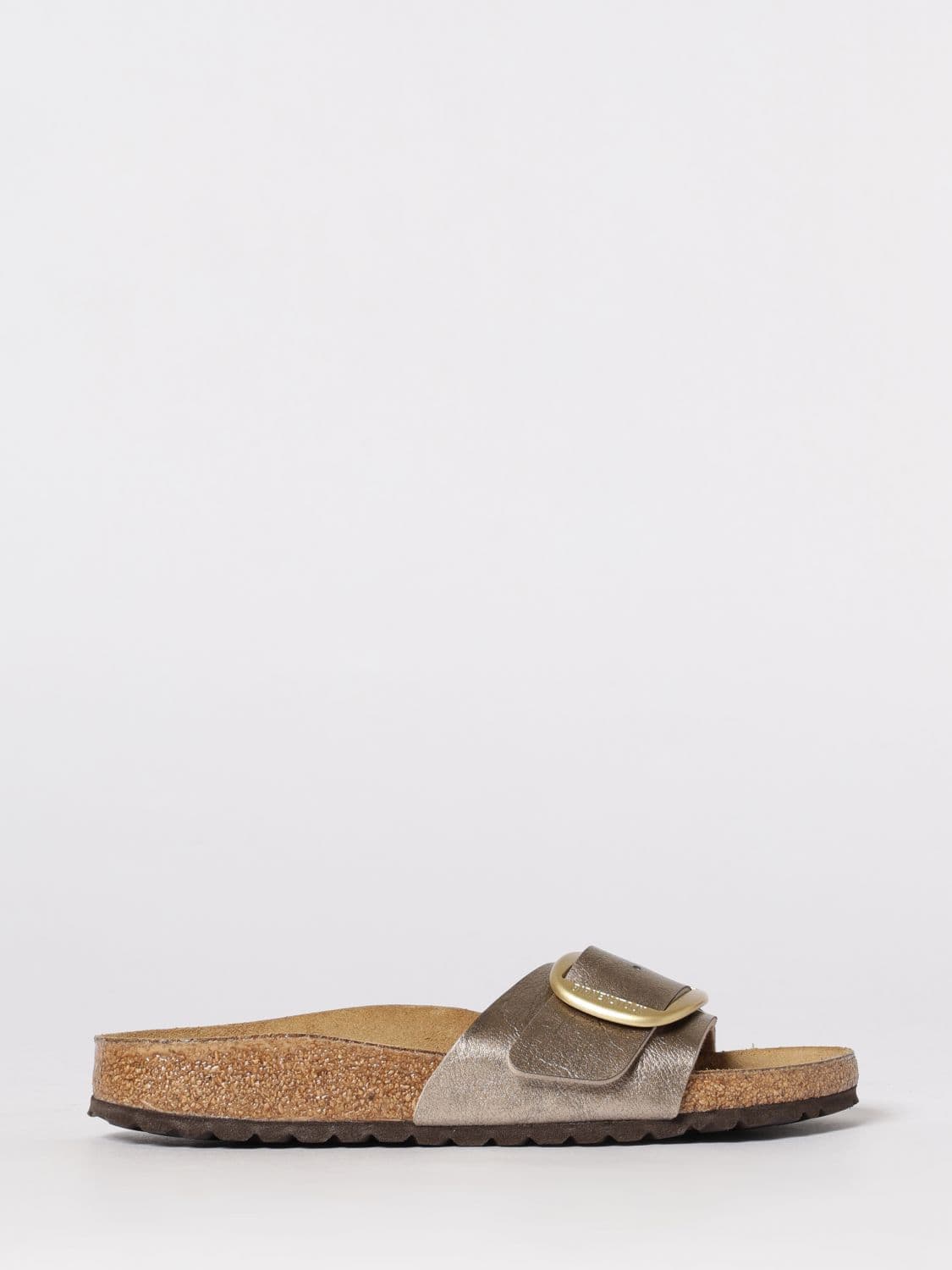 Birkenstock Laminated Leather Madrid Big Buckle Sandals