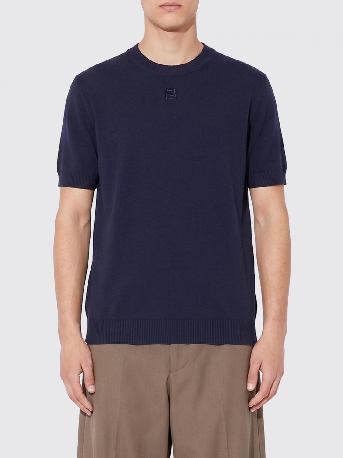Fendi Cotton and Cashmere Sweater
