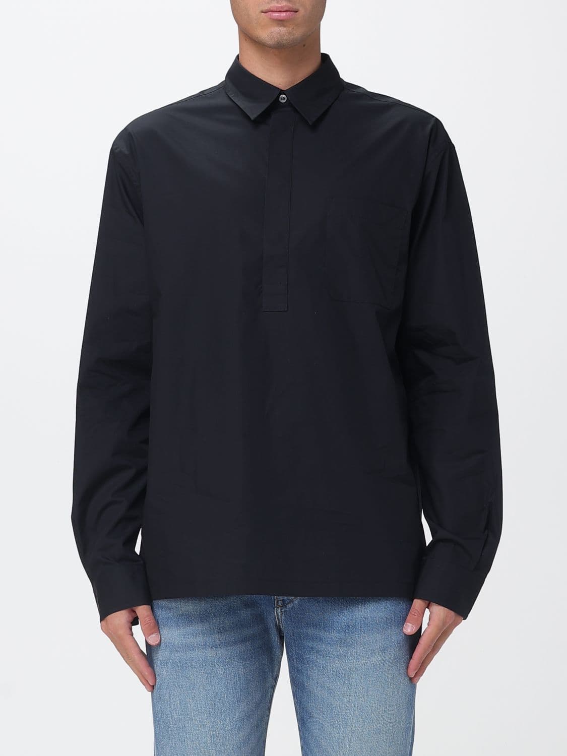 Paolo Pecora Basic Shirt in Cotton Poplin