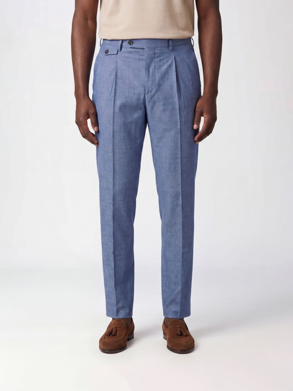 Pt01 Chino Trousers in Virgin Wool Blend · 50